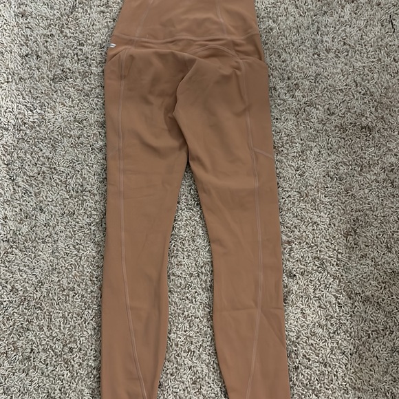 Salmon Colored Leggings - Picture 3 of 5